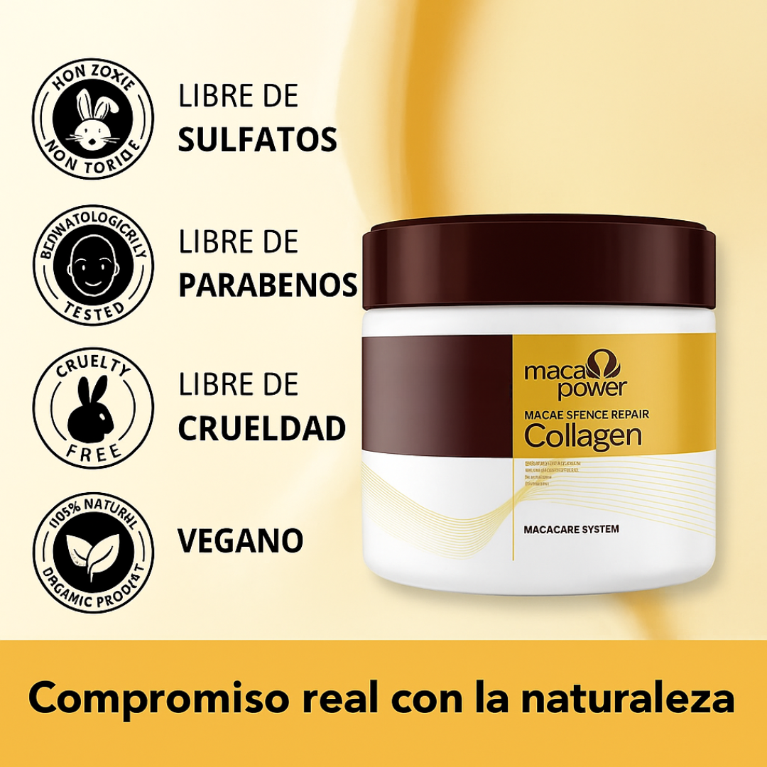 Tratamiento Capilar con Colágeno de 200 ml – ¡Repara, Hidrata y Fortalece tu Cabello!