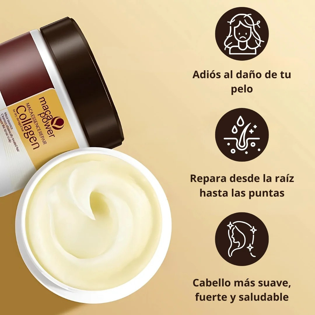 Tratamiento Capilar con Colágeno de 200 ml – ¡Repara, Hidrata y Fortalece tu Cabello!