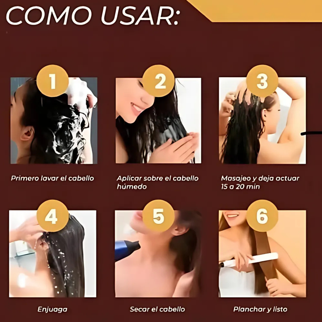 Tratamiento Capilar con Colágeno de 200 ml – ¡Repara, Hidrata y Fortalece tu Cabello!