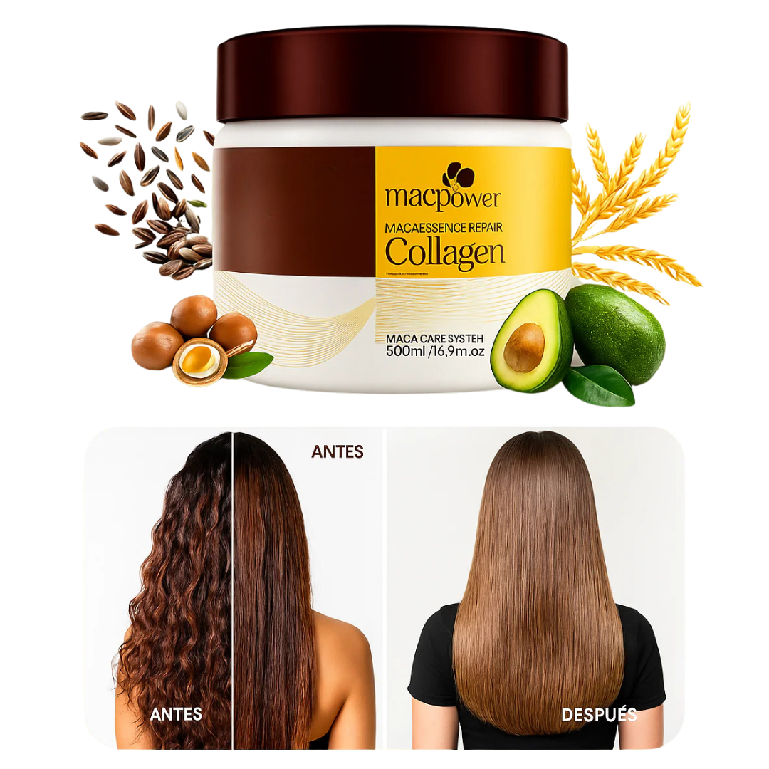 Tratamiento Capilar con Colágeno de 200 ml – ¡Repara, Hidrata y Fortalece tu Cabello!